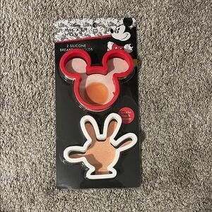 Disney Mickey Mouse baking pancake egg Breakfast Mold Set - Black and Gray